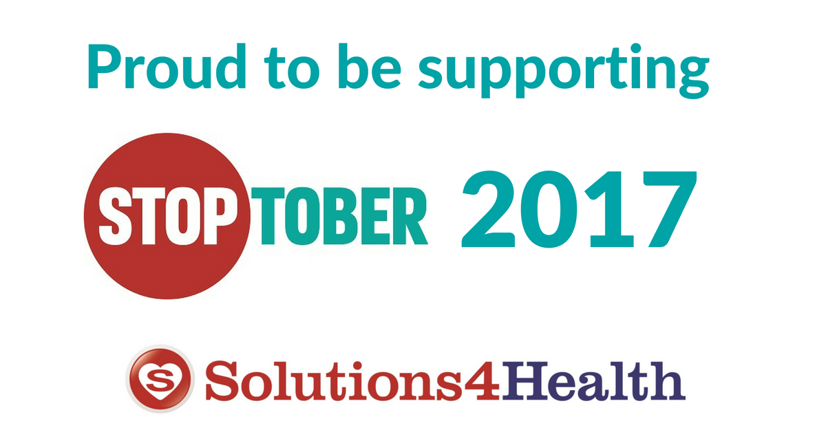 Stoptober 2017 has launched - Solutions 4 Health